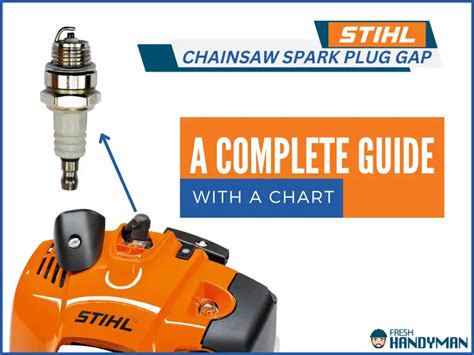 If the gap on a small gas engine is set too wide, the system may not produce enough electricity to jump the gap, and the plug wont fire. . Stihl spark plug gap chart